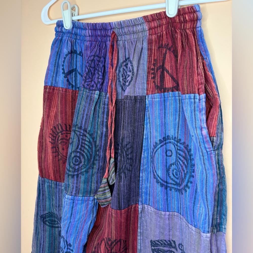 Boho Patchwork Pants - image 2